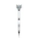 Pierścionek z białego złota z diamentem AJPZ_117